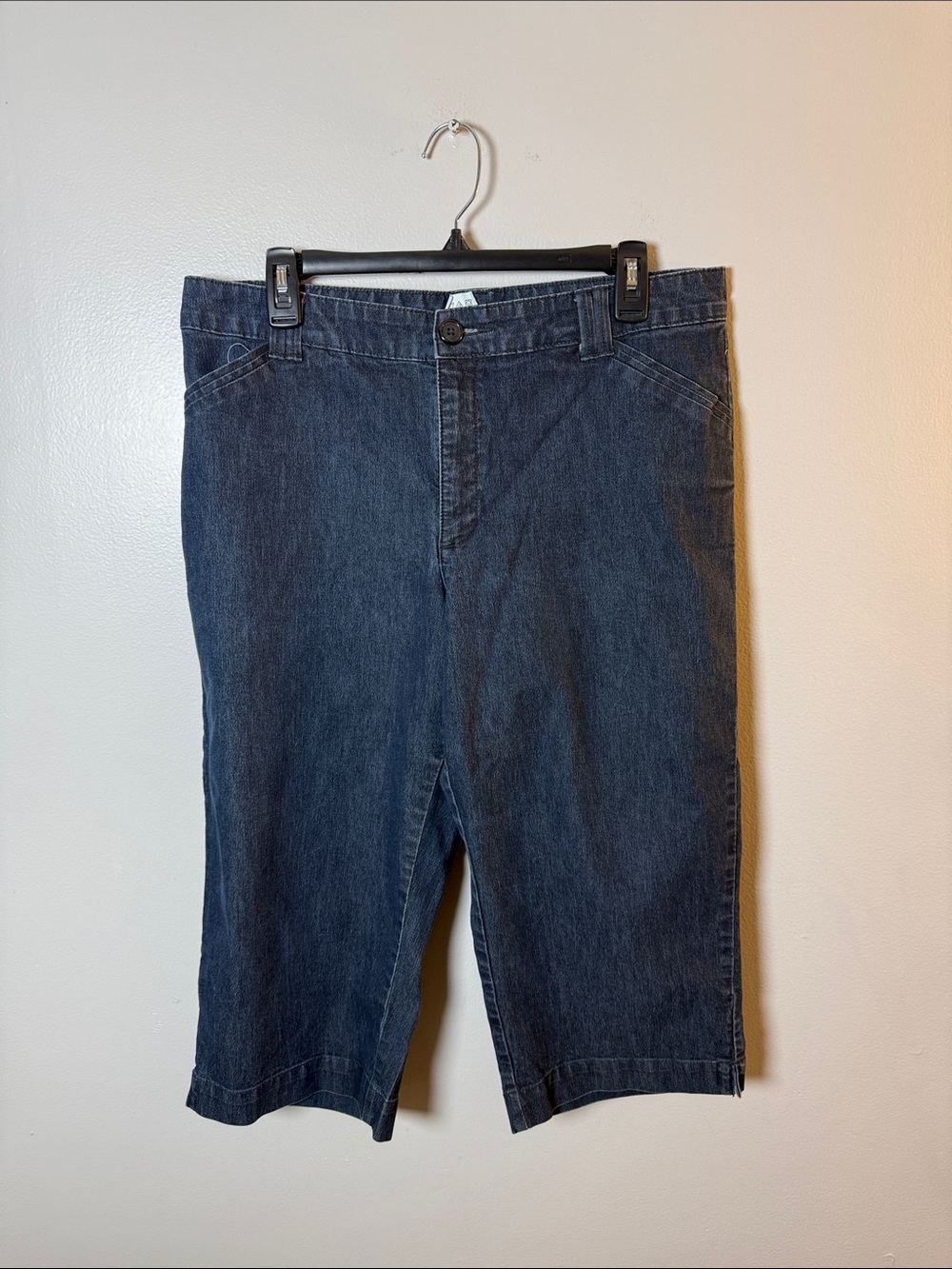 Lee Indigo Denim Capris Size 14